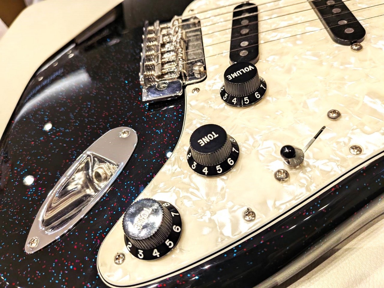 Fender 70th Anniversary Player Stratocaster Nebula Noir Mexico Used Japan