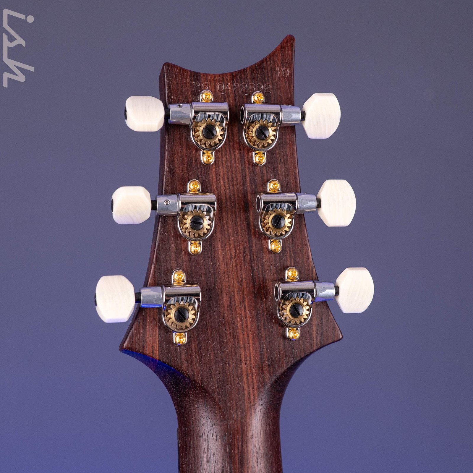 PRS DGT 10-Top Fire Red Fade Custom Color Solid Rosewood Neck