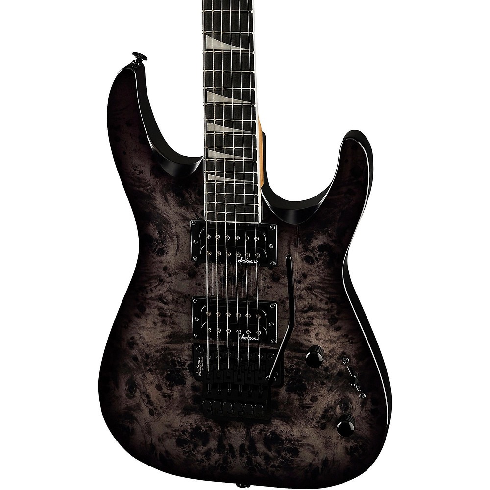 Jackson JS Series Dinky JS32 DKAP Electric Guitar Trans Black Poplar