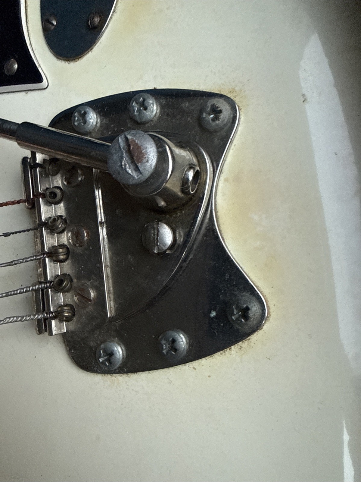 1965 Hagstrom II Electric Guitar w/original Case. Not Tested Vintage /Sweden