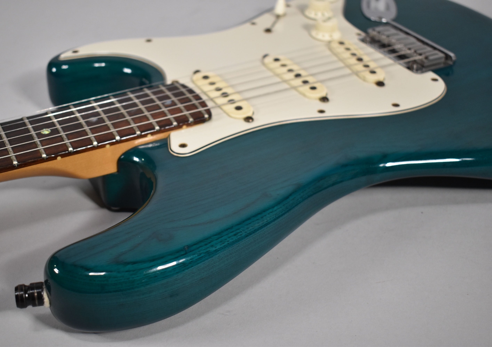 1998 Fender American Deluxe Stratocaster Transparent Teal w/HSC