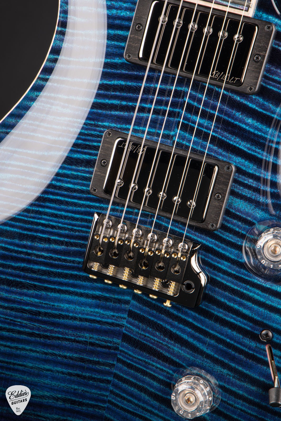 PRS Private Stock #12131 Custom 24 Curly Maple – Aqua Violet