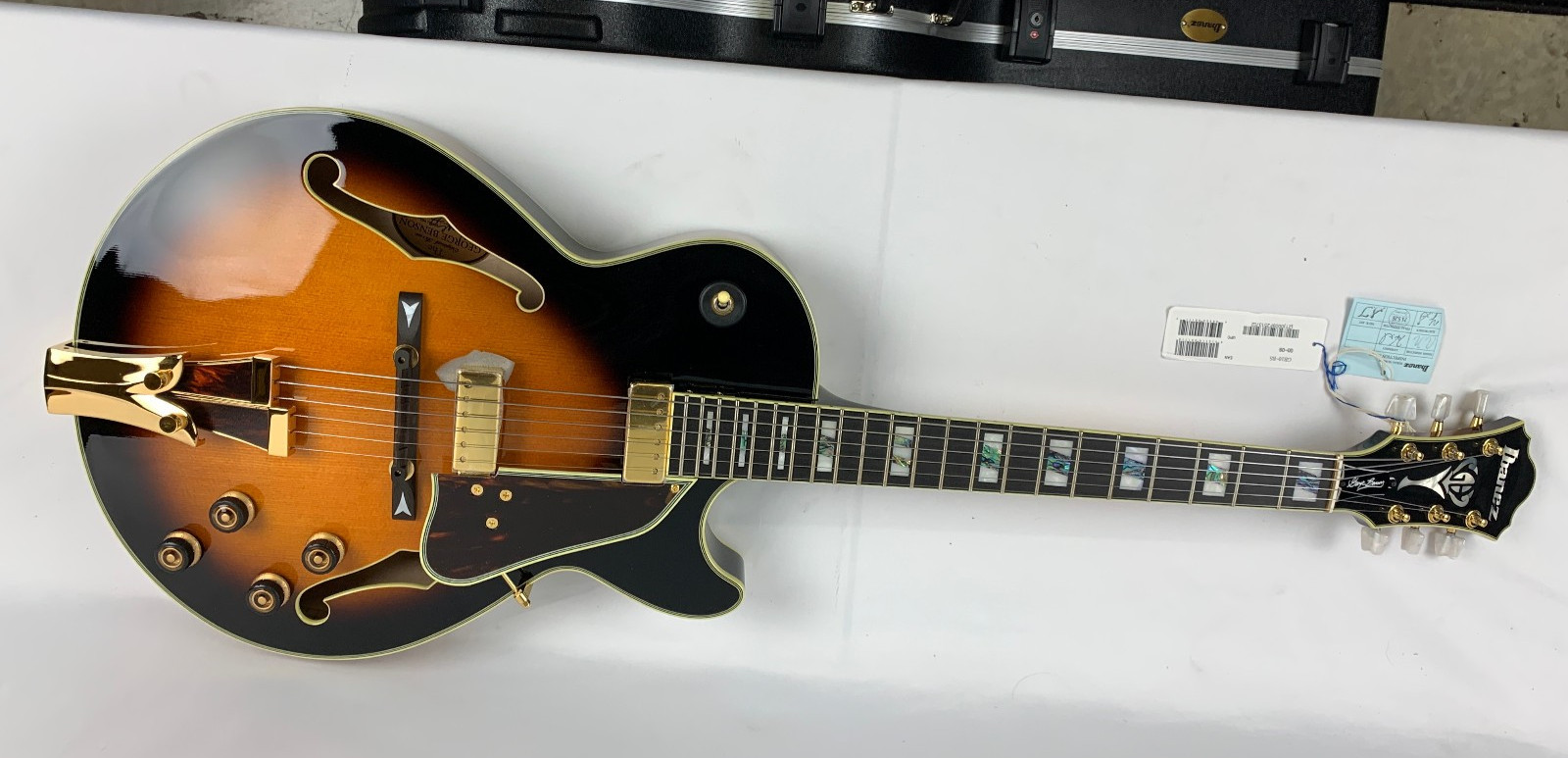 Ibanez George Benson GB10 Signature Hollowbody Brown Sunburst + Case BS GB10BS