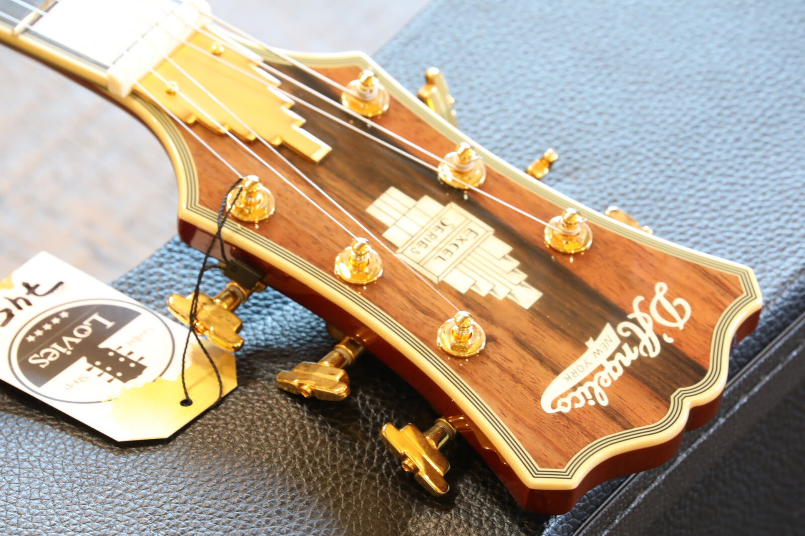 D’Angelico Excel Style B Throwback Hollowbody Archtop Guitar Viola + OHSC