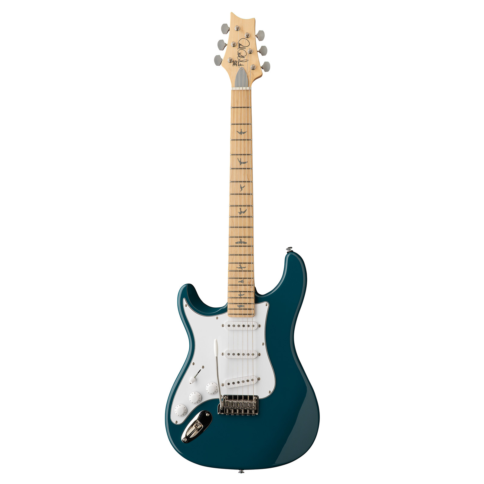 PRS SE Silver Sky Left-Handed Electric Guitar – Nylon Blue w/Maple FB – Open Box