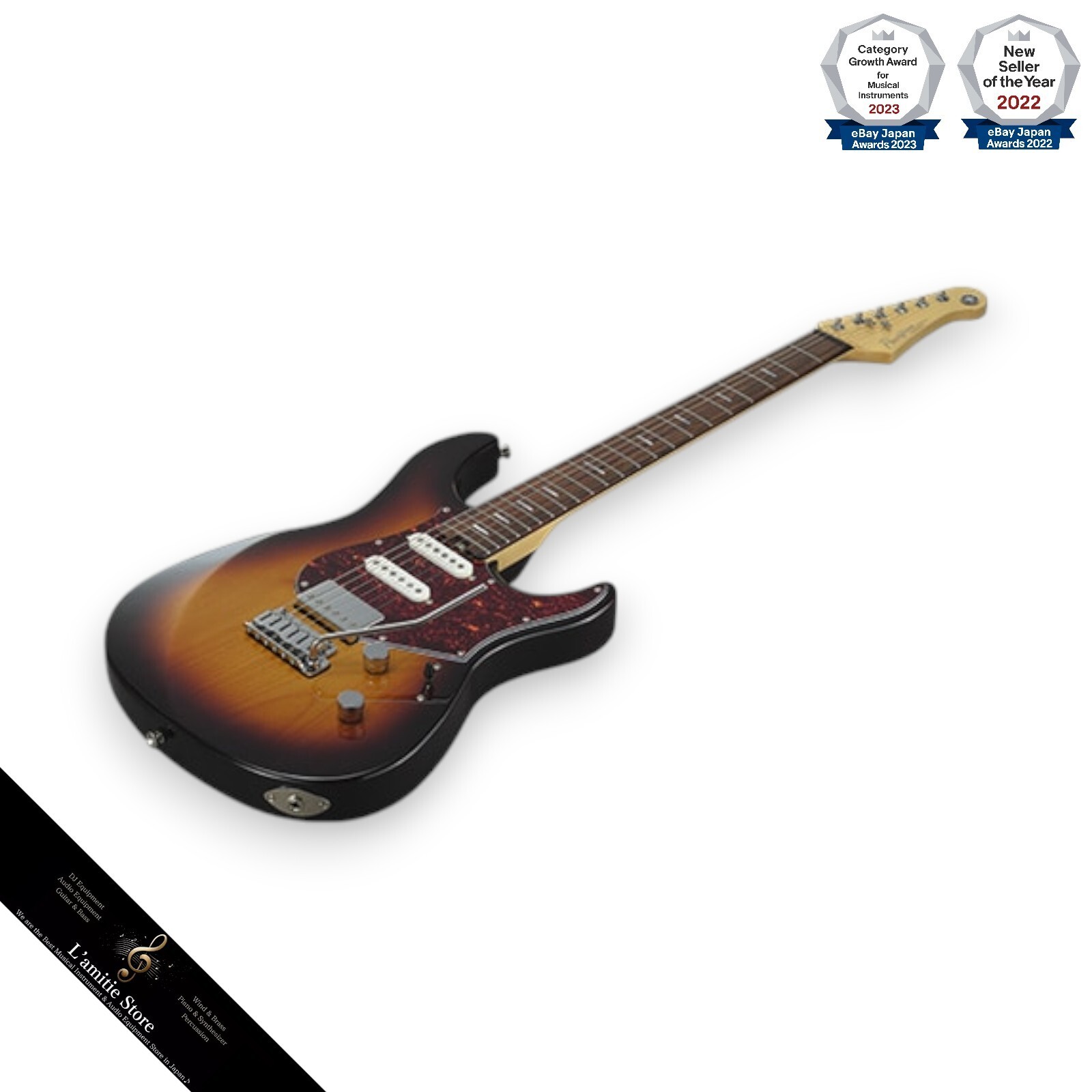 YAMAHA Pacifica Professional DTB Desert Burst PACP12 Electric Guitar 6 Strings