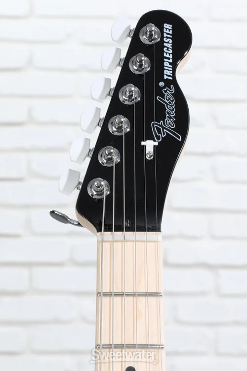 Fender Jack White Triplecaster Telecaster Electric Guitar – Black