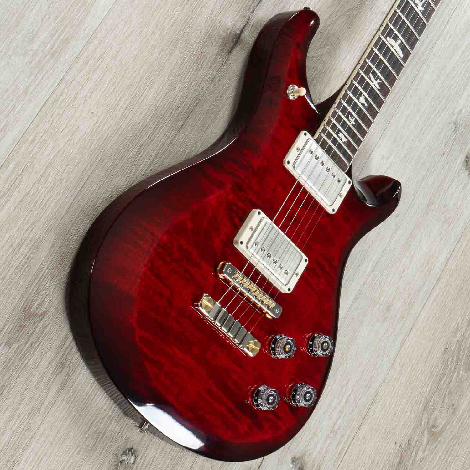 PRS Paul Reed Smith S2 McCarty 594 Guitar, 58/15 LT Pickup Set, Fire Red Burst