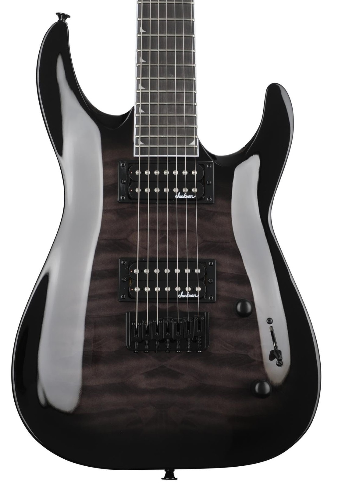 Jackson JS Series Dinky Arch Top JS22Q-7 DKA HT Electric Guitar – Transparent…
