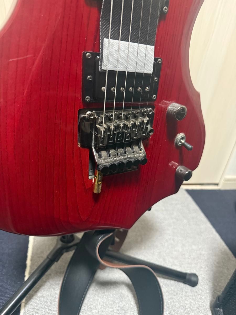 Grassroots Electric Guitar Ash Body 648mm Scale Bolt-on Floyd Rose