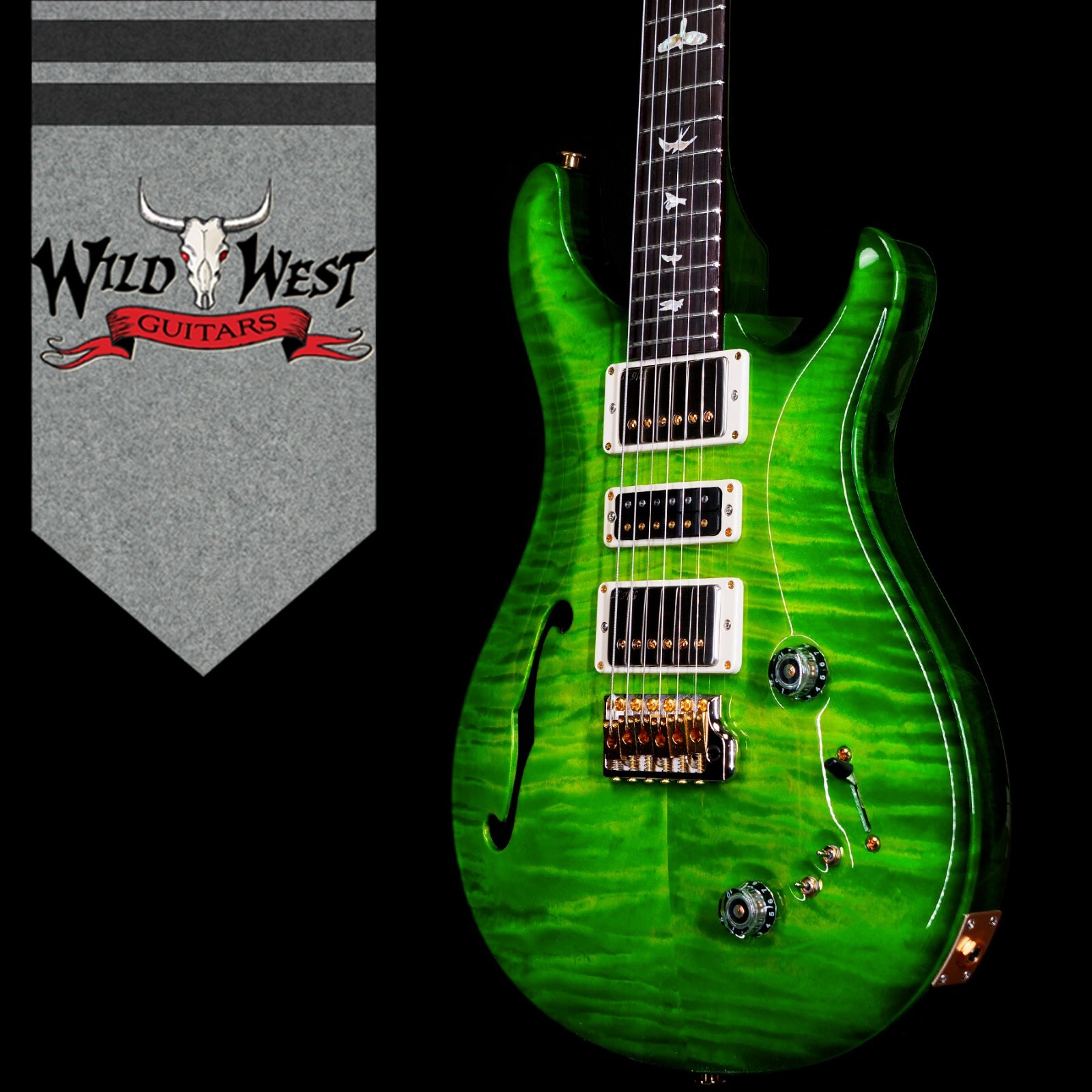 Paul Reed Smith PRS Core 10 Top Special Semi-Hollow (Special 22) Eriza Verde