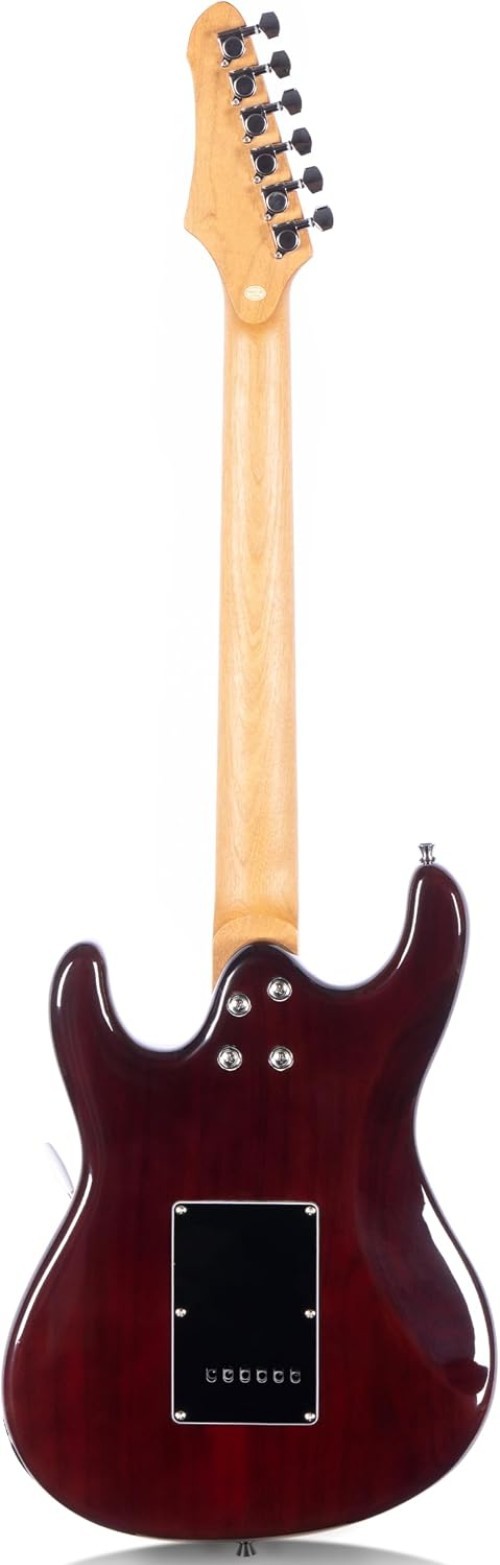 Mocha 7-String Electric Guitar Adjustable Bridge