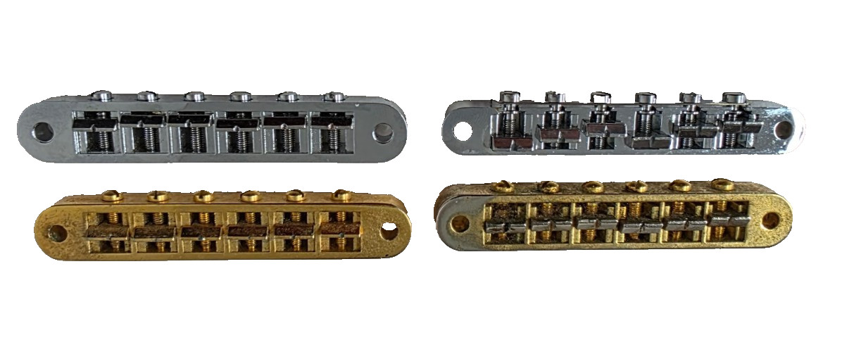 GUITAR BRIDGES (4) BUNDLE Gibson Tune-o-Matic, Germany, Sung IL