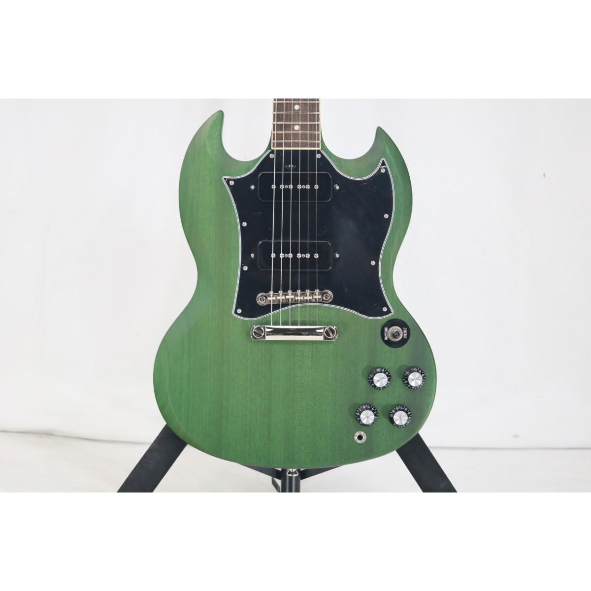 EPIPHONE SG CLASSIC WORN P90 Used Green w/Soft case