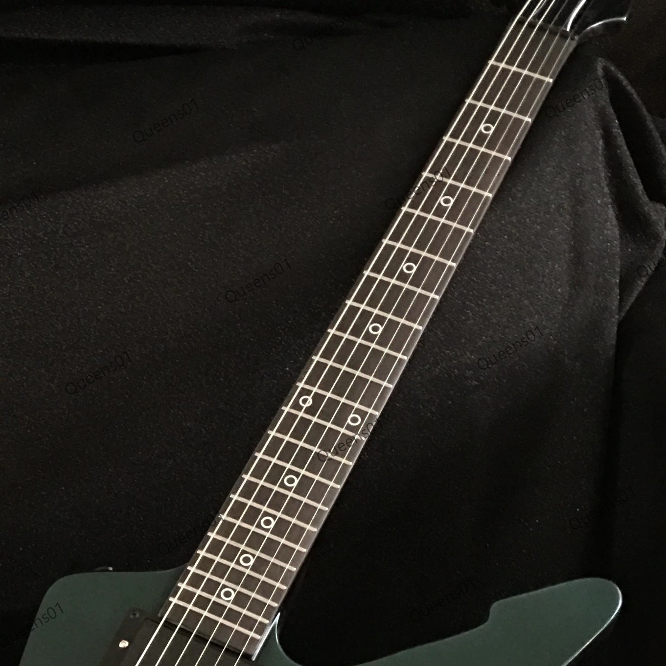 Electric Guitar Stainless Steel Rounded Fret Solid Body Color Change US Ship