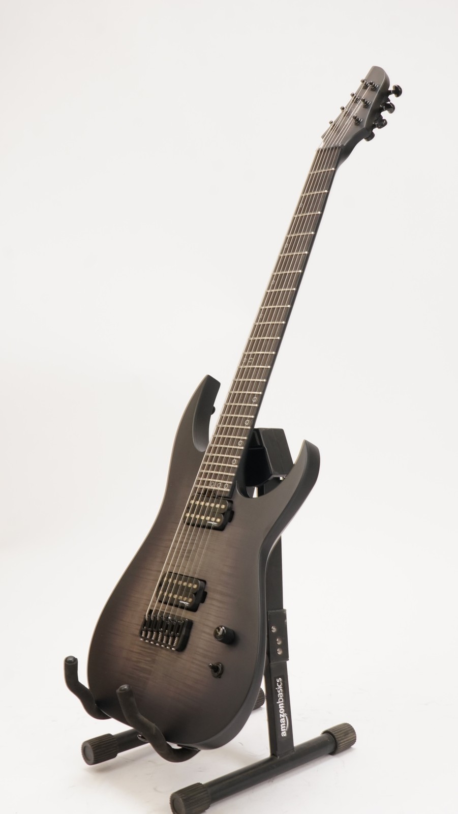Schecter KM-7 MK-III Keith Merrow Legacy Electric Guitar (Transparent Black Burs