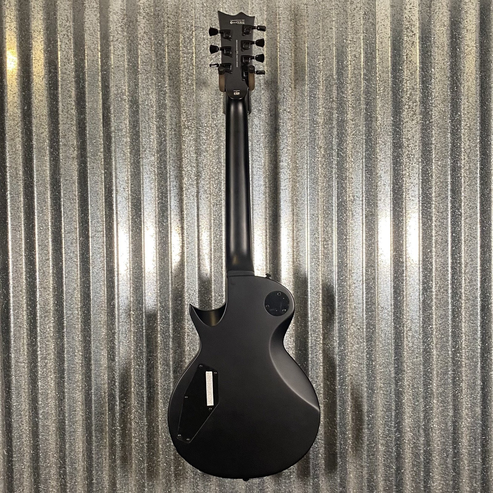 ESP LTD EC-257 7 String Black Satin Guitar & Case EC257BLKS #0360 Used