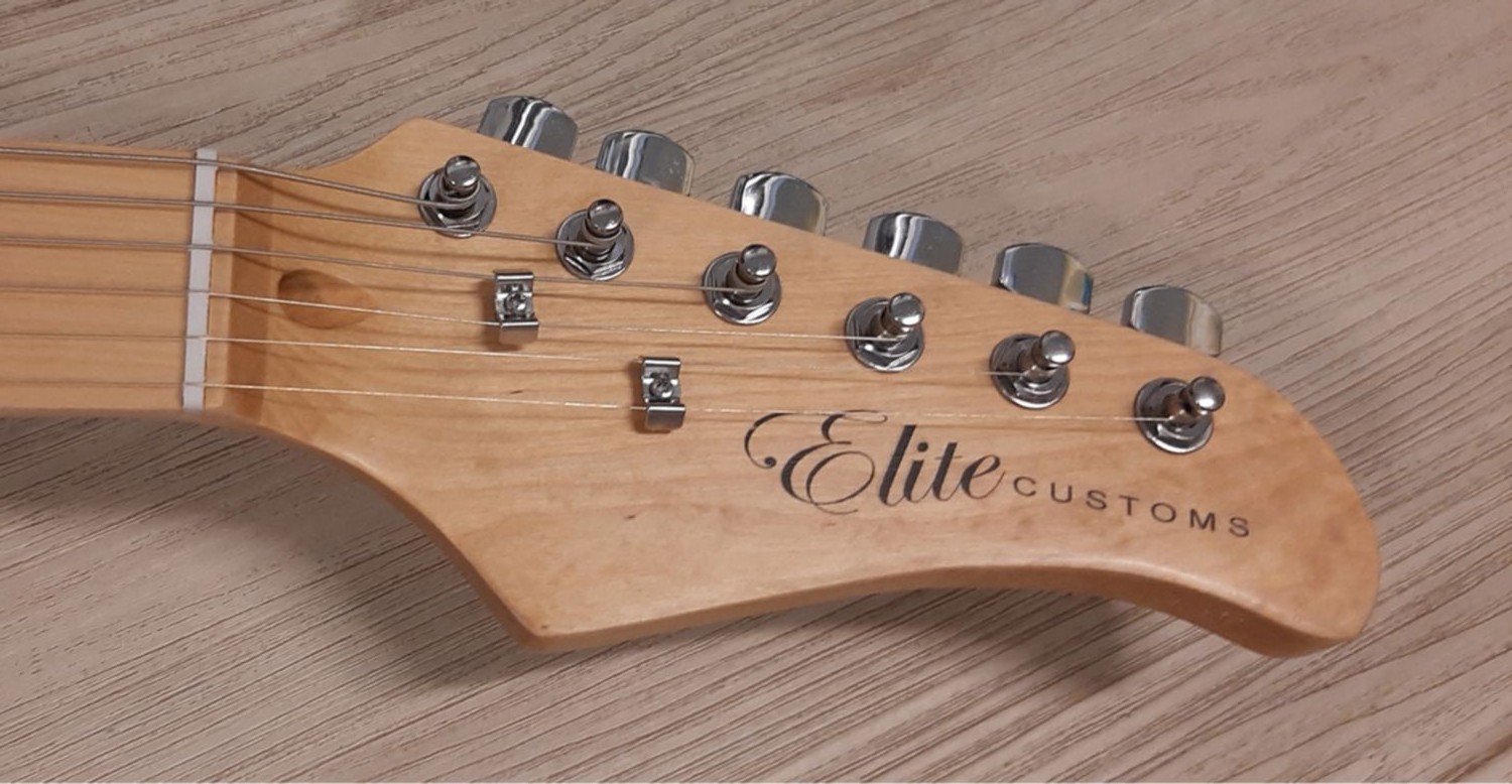 2026 Elite® Stratocaster Style Guitar w/ Gilmour MOD Black SSS Maple neck DEMO