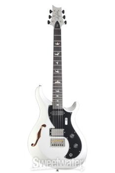 PRS S2 Vela Semi-Hollow Electric Guitar – Platinum Metallic