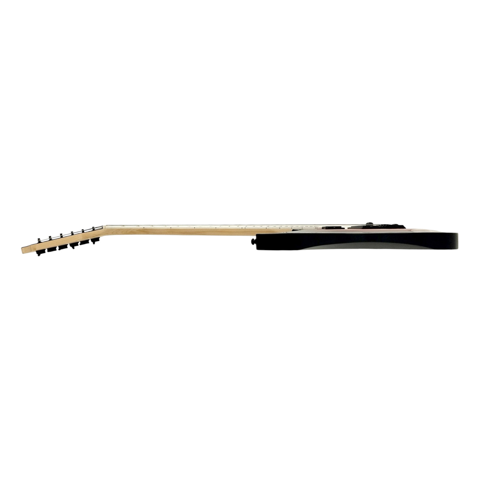 Haze 6FFTAM Trans Amber Fanned-Fret 6-String Electric Guitar + Free Gig Bag