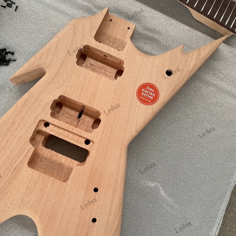Razorback DIY Electric Guitar Kit, H-H Pickups C Shape Neck Local Shipping