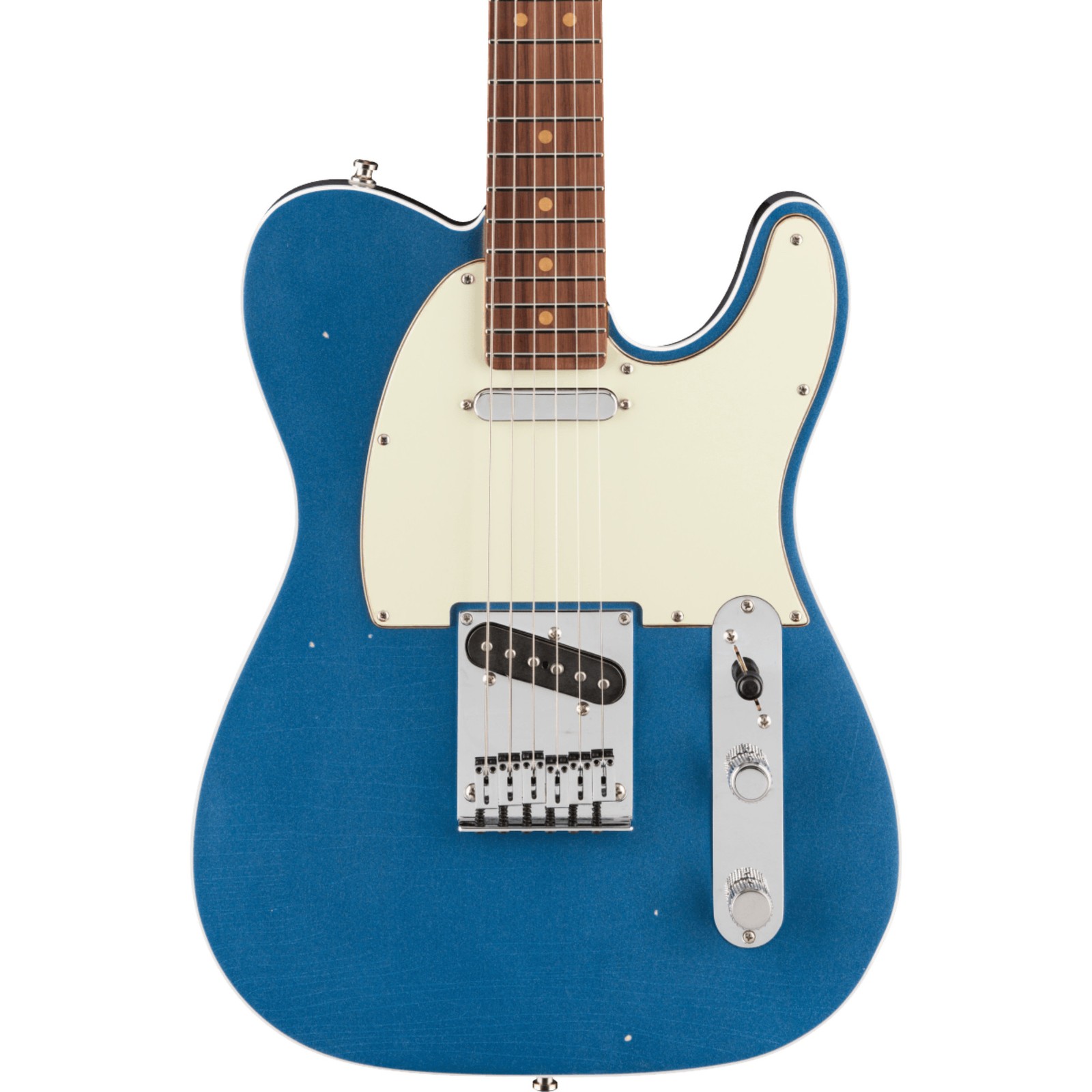 Fender American Ultra Luxe Vintage ’60s Tele Custom, Rosewood, Lake Placid Blue