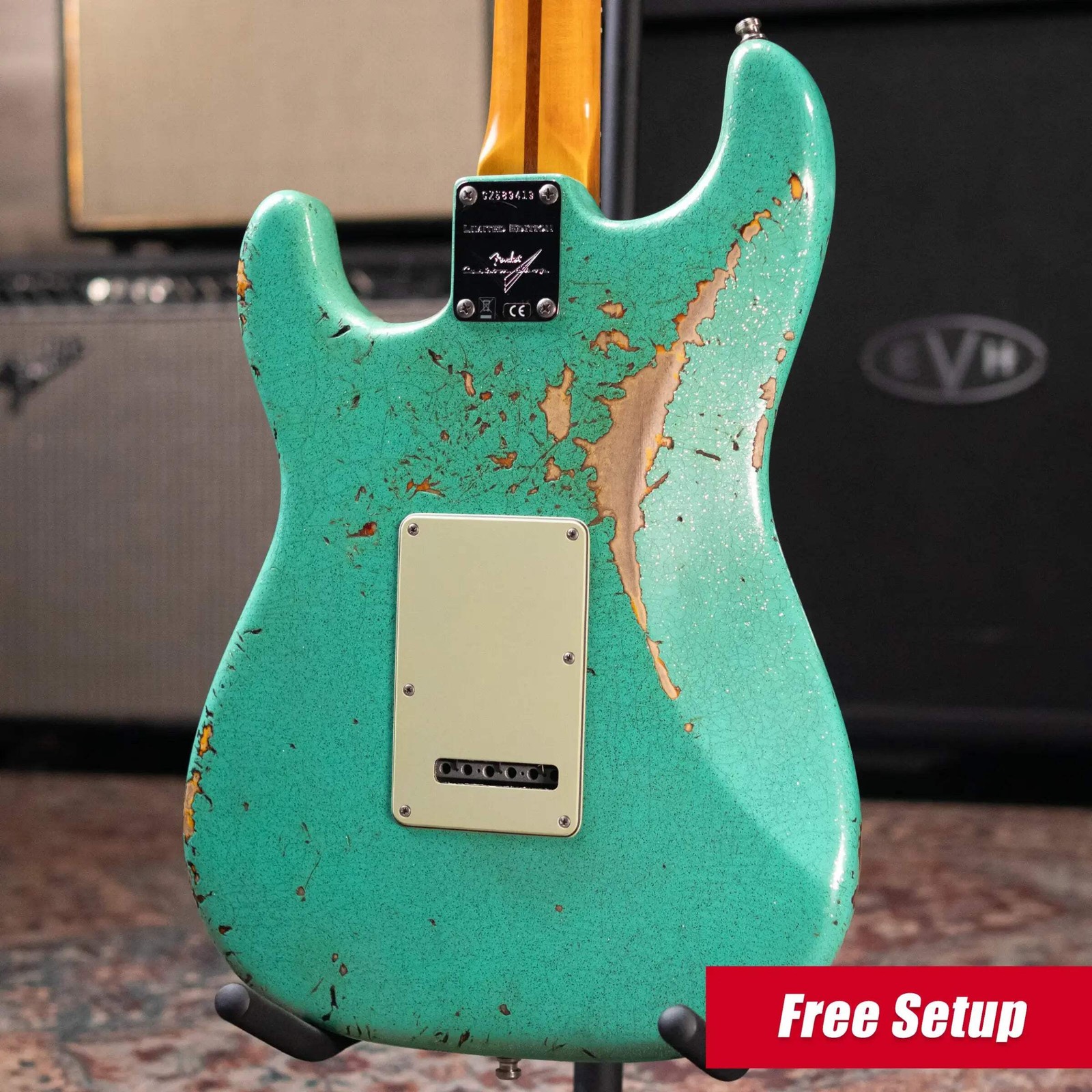 Fender Custom Shop LR25-Custom Deluxe HBS-1 Stratocaster Heavy Relic Electric Gu