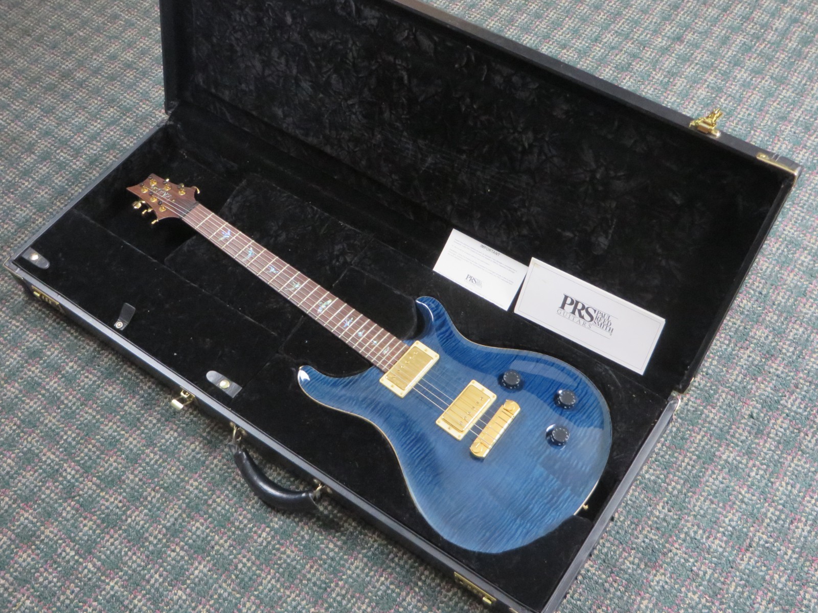 2006 PRS Custom 22 Artist Package Whale Blue! Paul Reed Smith! w/OHSC