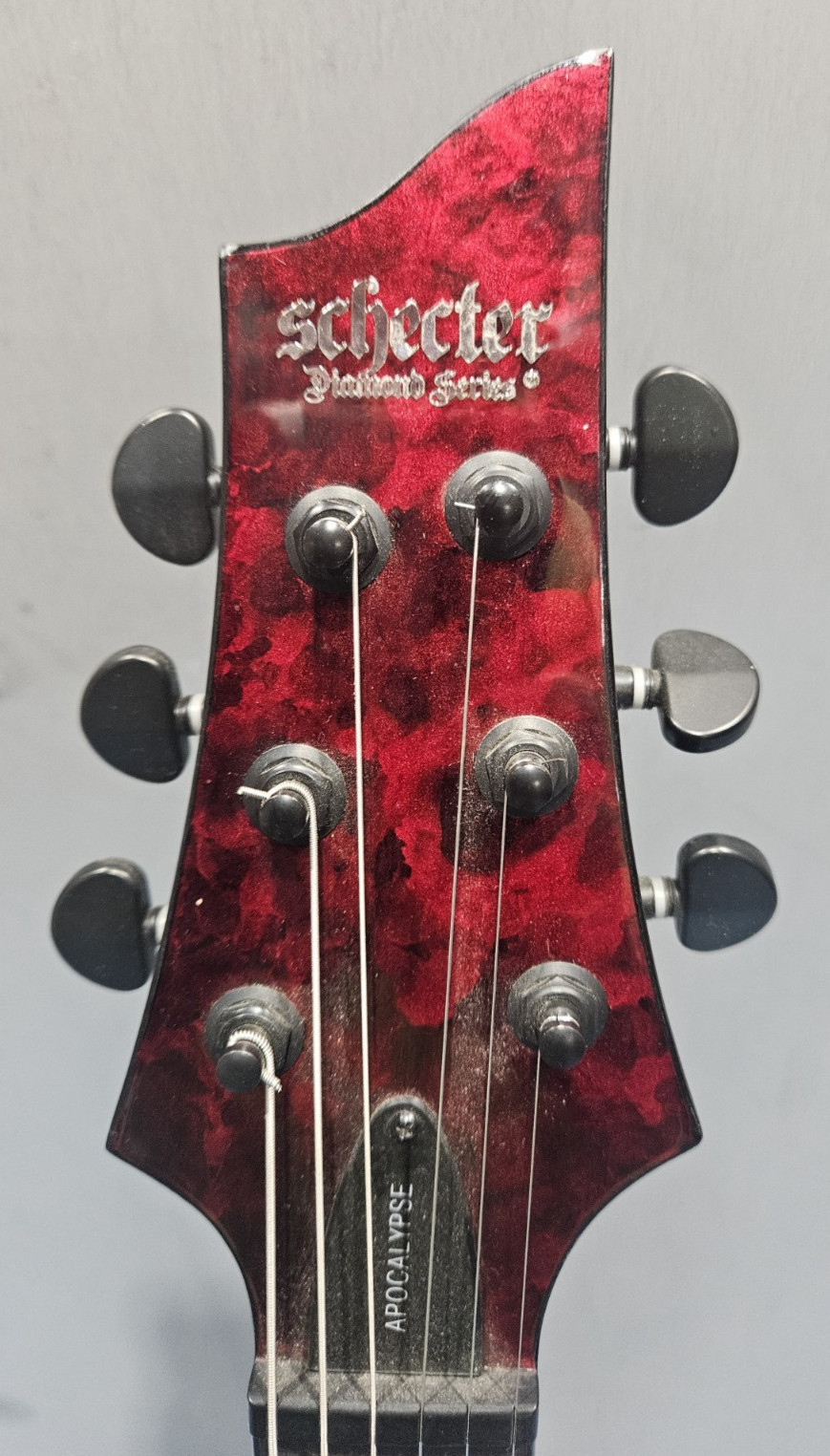 Schecter Diamond Series Apocalypse Electric Guitar – Red Reign