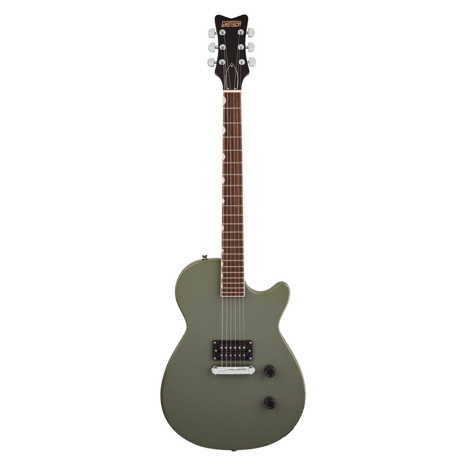 Used Gretsch Streamliner Jet Club 1 Pickup Electric Guitar – Olive Drab