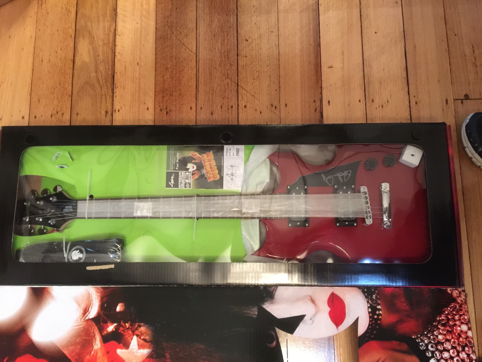 Paul Stanley Designed & Signed Red Kiss Electric Guitar – Limited Edition – Rare