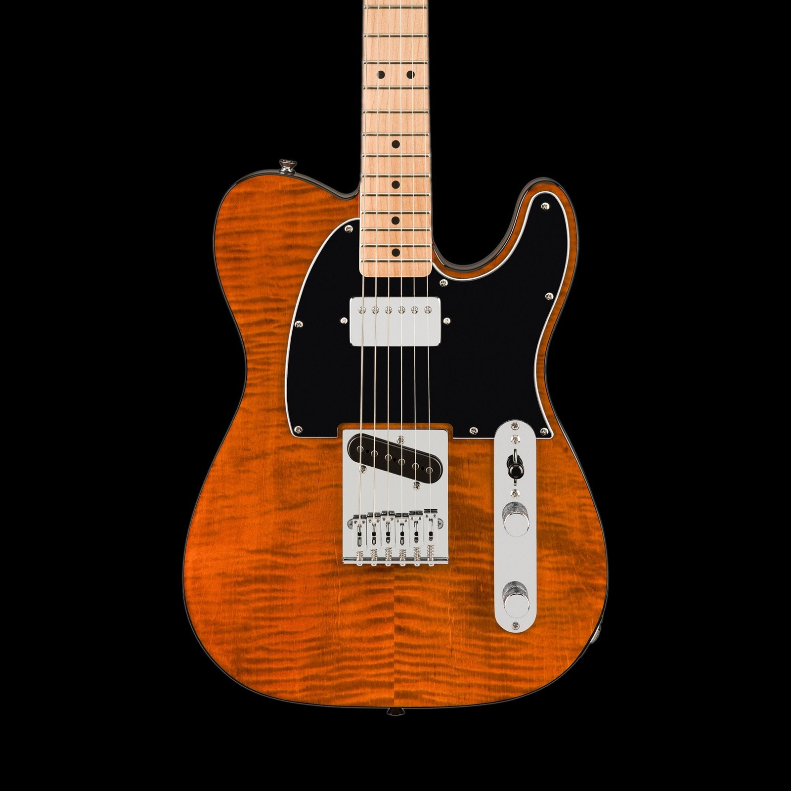 Squier Affinity Series Telecaster FMT SH Maple Fingerboard Black Pickguard Mocha