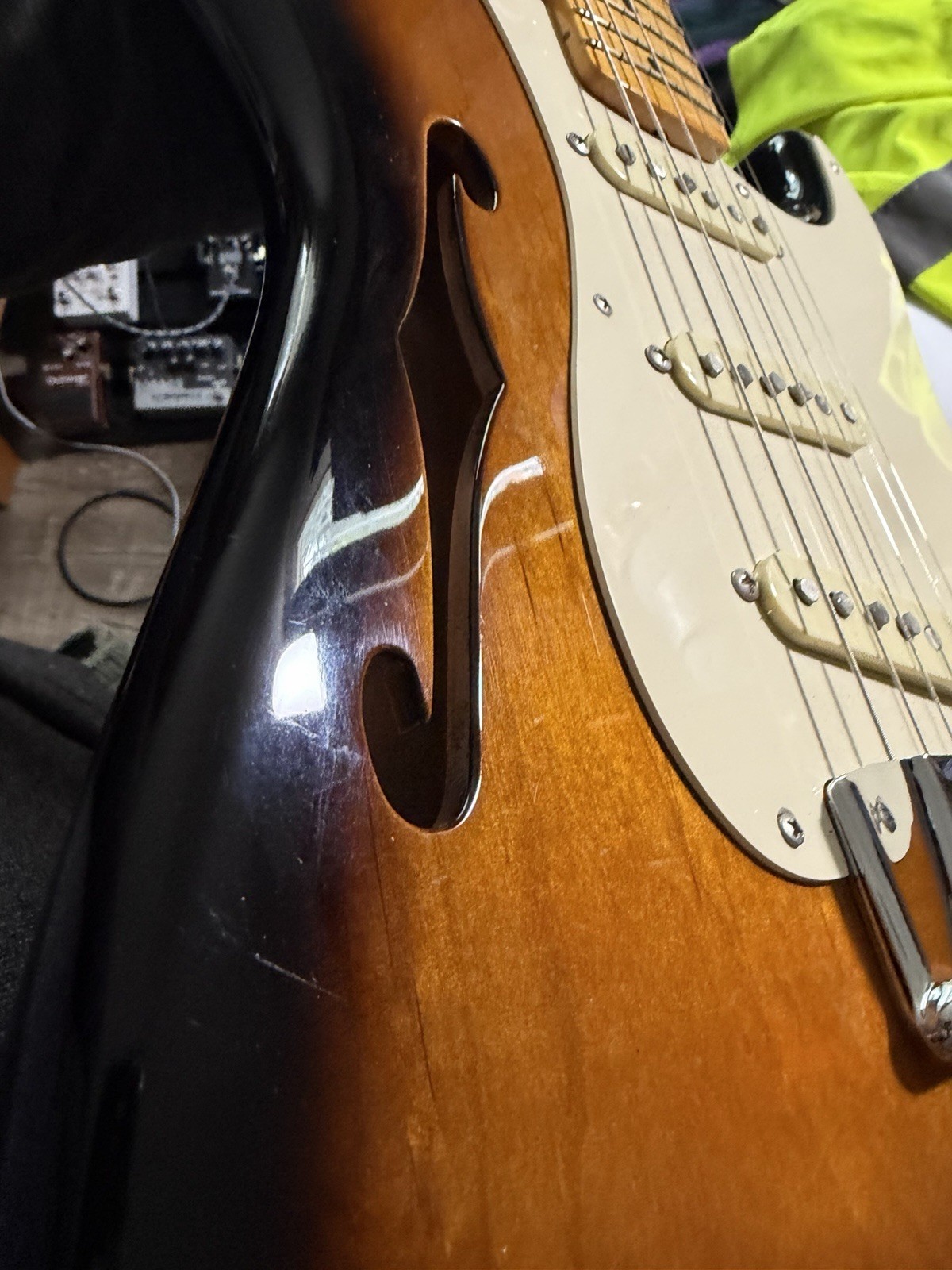 Fender Eric Johnson Signature Stratocaster Thinline 6 String Maple…USA