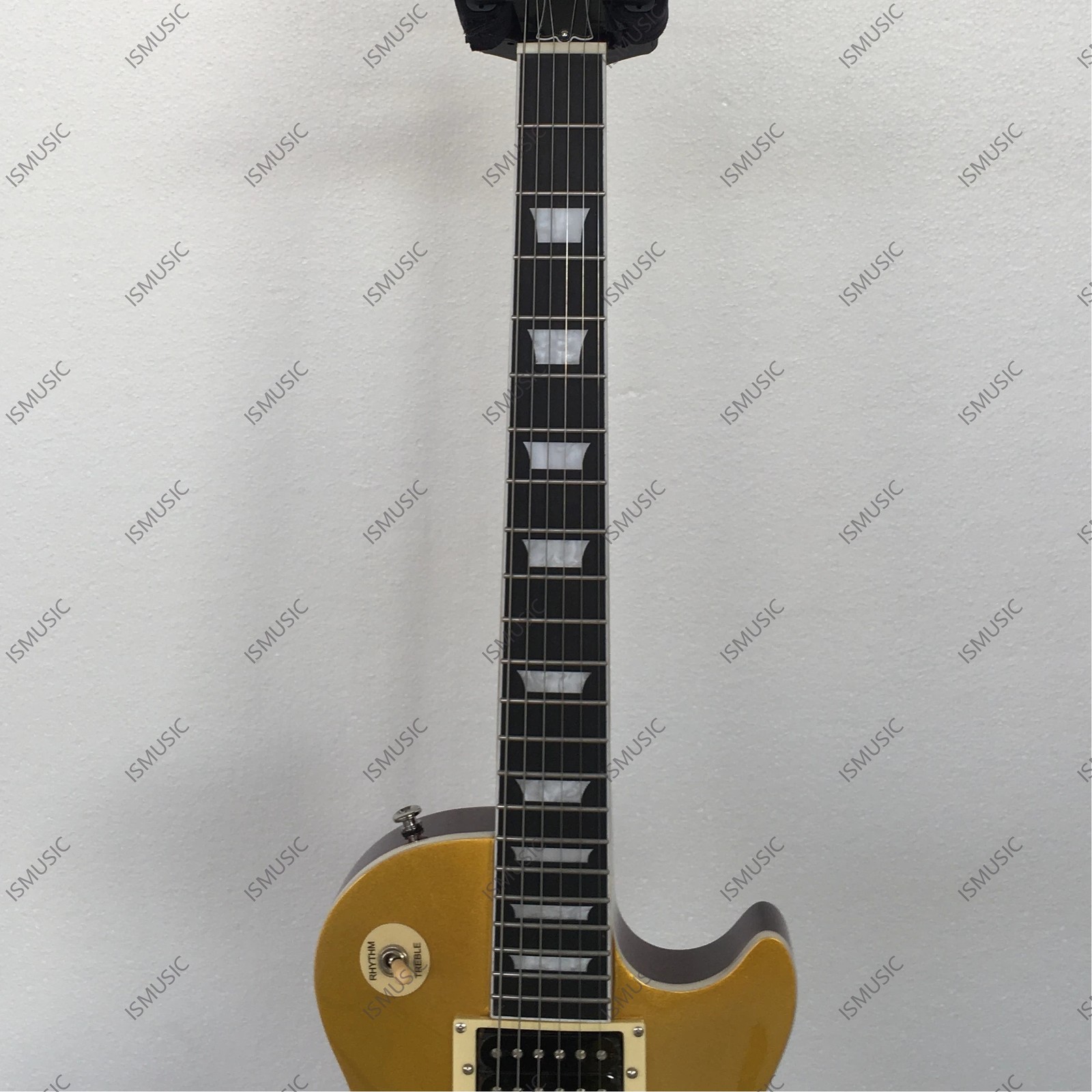 Solid Body Electric Guitar Stainless Steel Rounded Fret Gold Fast Shipping