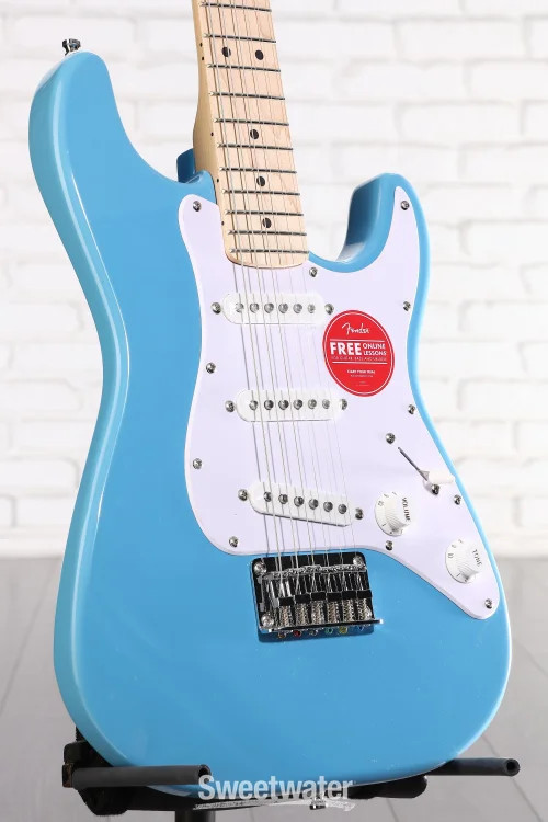 Squier Mini Stratocaster Electric Guitar – California Blue