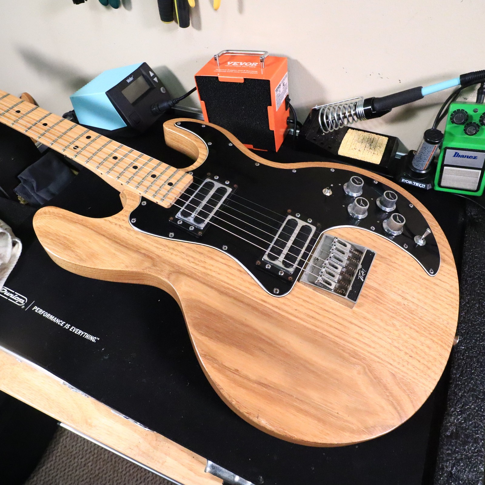 1980’s Peavey T-60 Electric Satin Natural Guitar