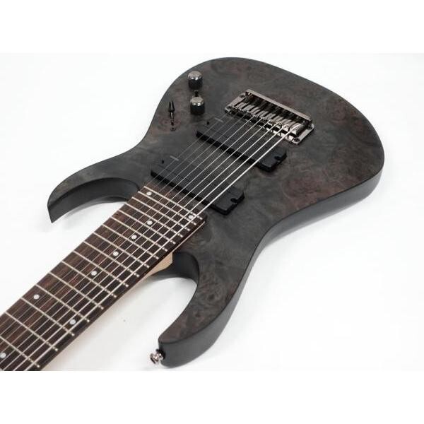 Ibanez RG9PB TGF 9-string electric guitar Transparent Gray Flat from JAPAN