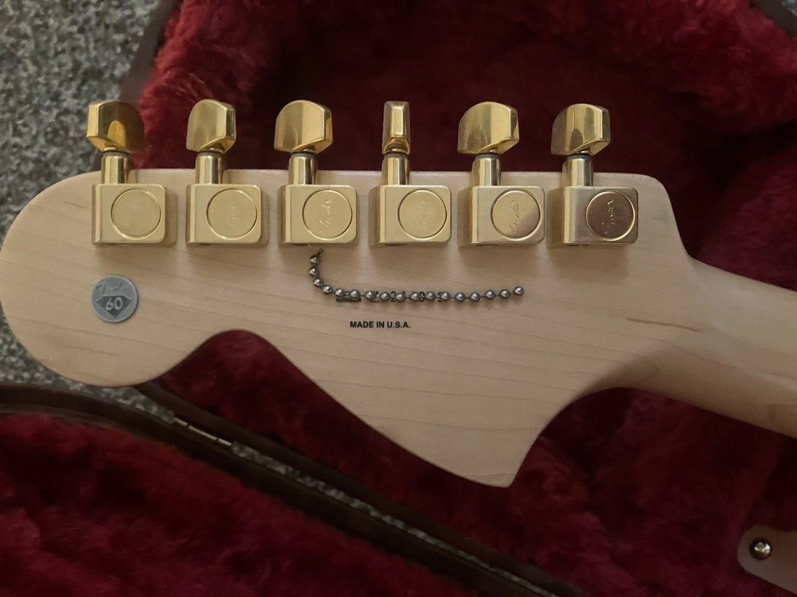2006 FENDER USA 60th ANNIVERSARY NITRO HWY 1 STRATOCASTER W CASE AND UPGRADES