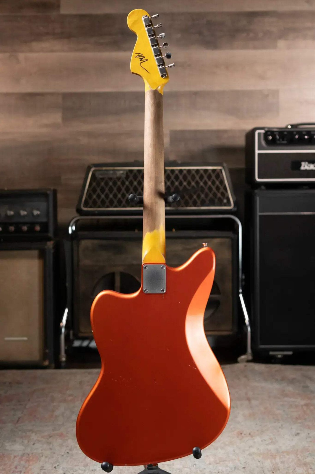 Nash JM-63 Electric Guitar – Candy Tangerine with Hardshell Case