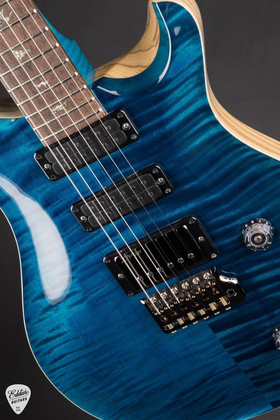 PRS Eddie’s Guitars Wood Library Studio Swamp Ash/Brazilian – Blue Matteo