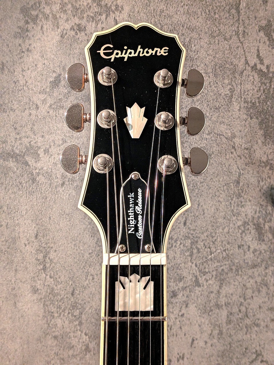 Epiphone Nighthawk Custom Reissue Trans Amber 2012 25.5in Used