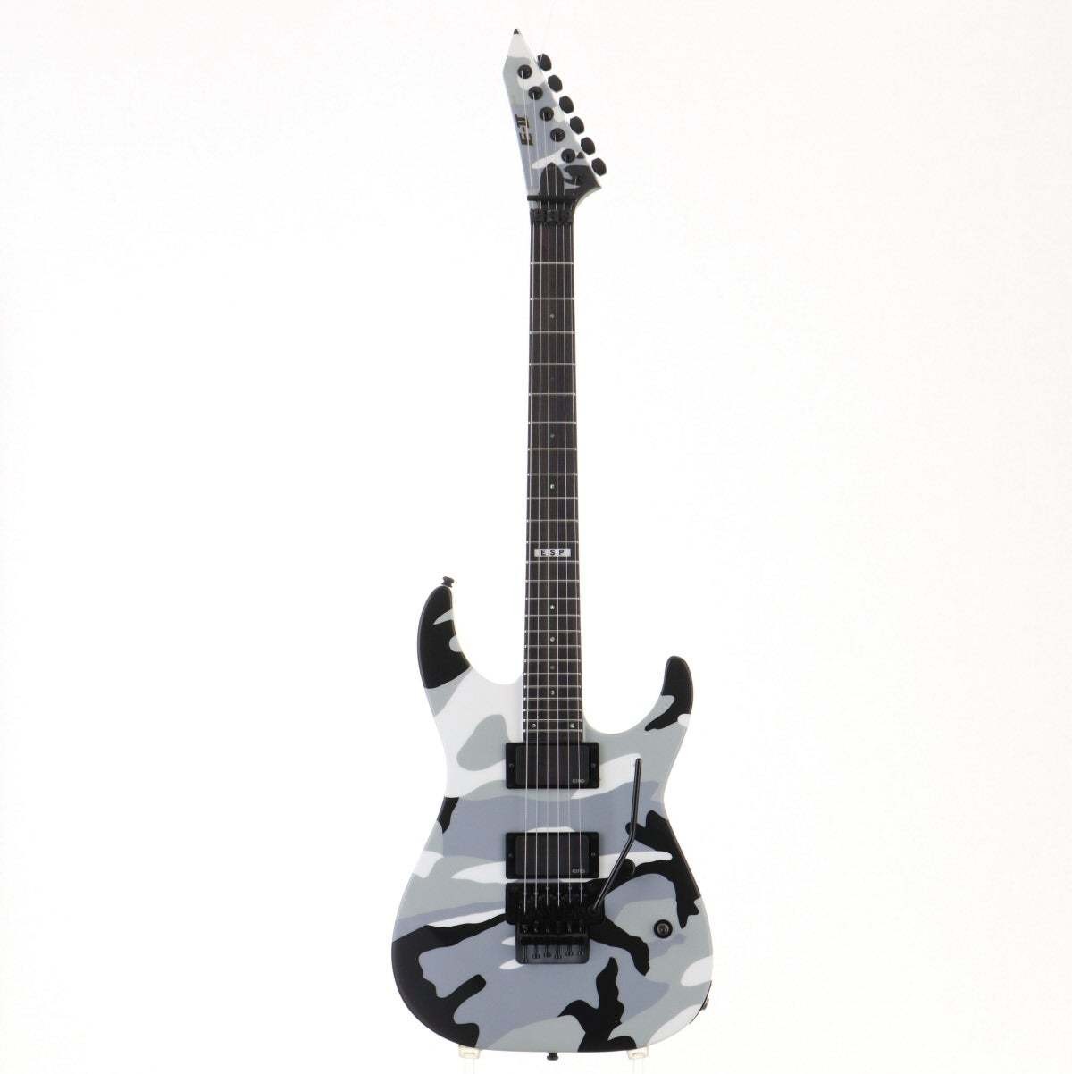 ESP E-II M-II Neck Thru Urban Camo EMG 81 Floyd Rose Japan Used