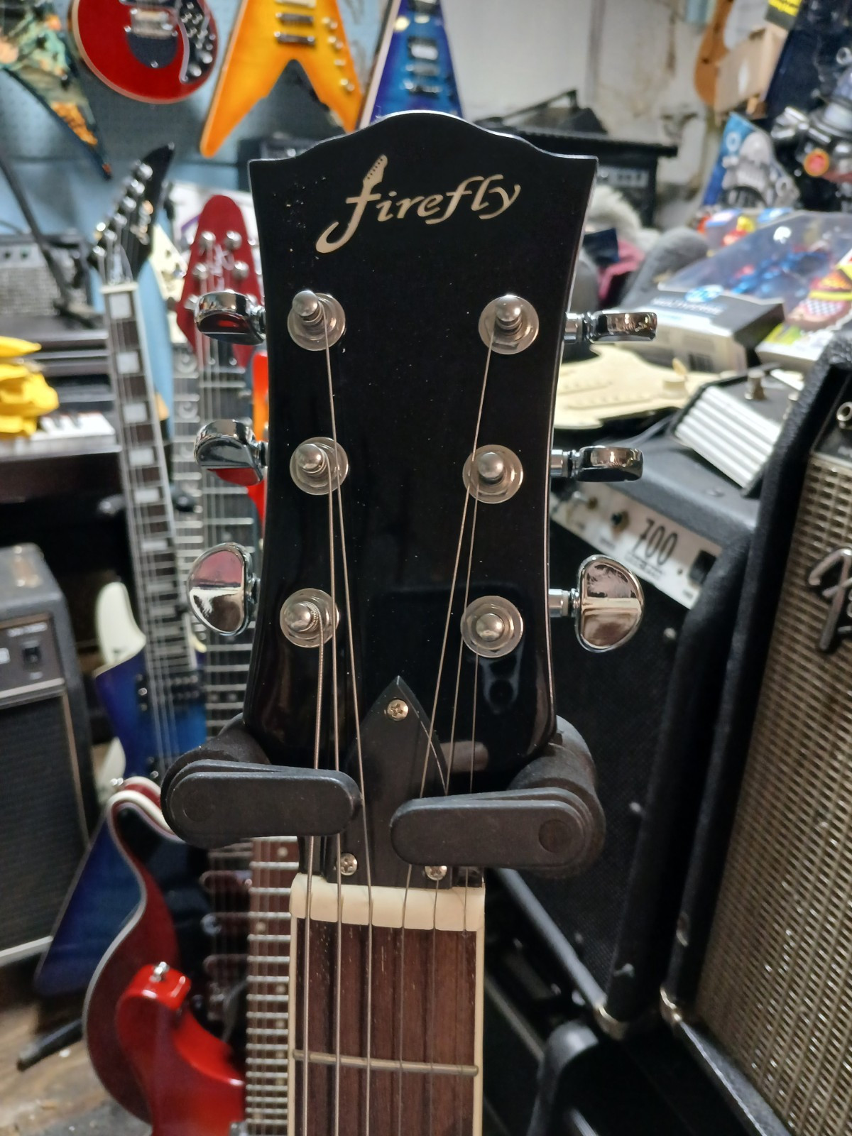 NEW Firefly DOUBLE CUTAWAY-THINK LES PAUL SPECIAL-P-90s BURST-out of production