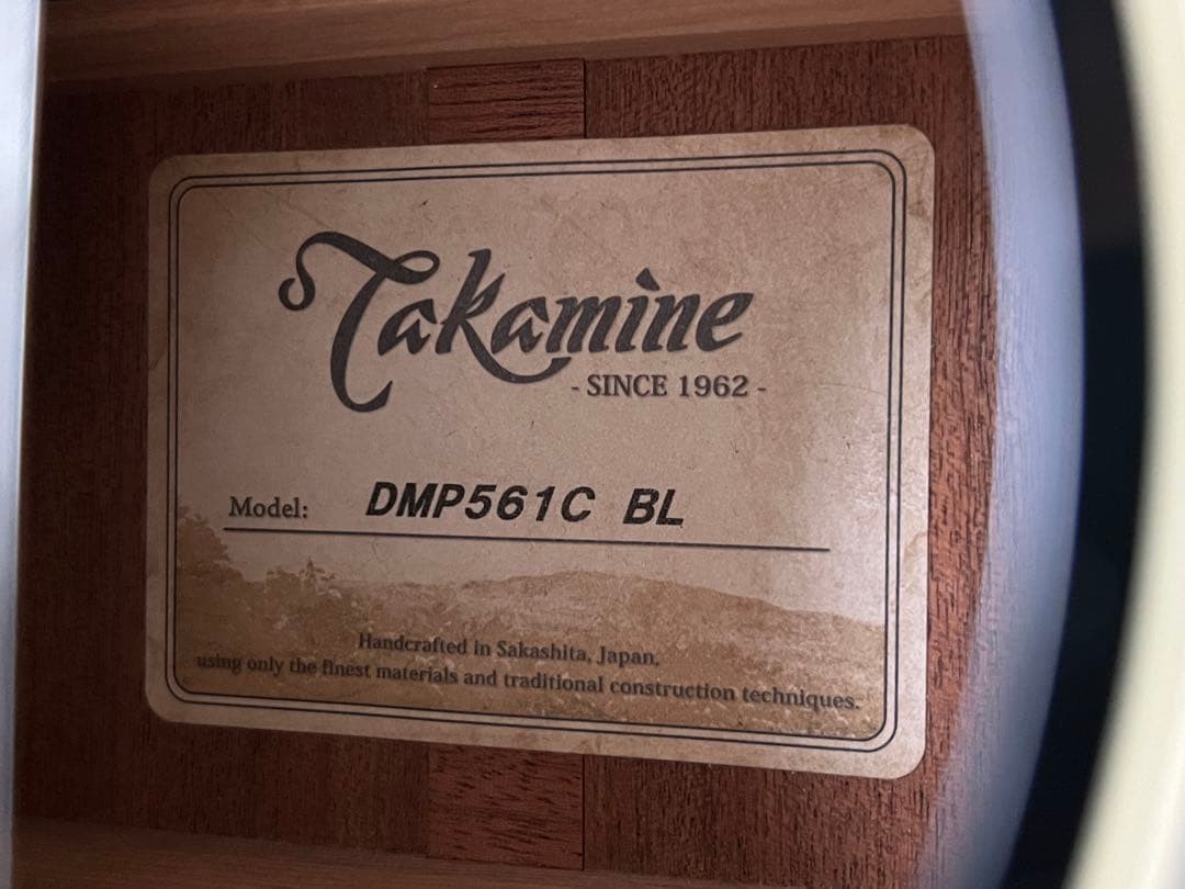 Takamine DMP561C BL Electric Acoustic Acoustic Guitar Tsuyoshi Nagabuchi