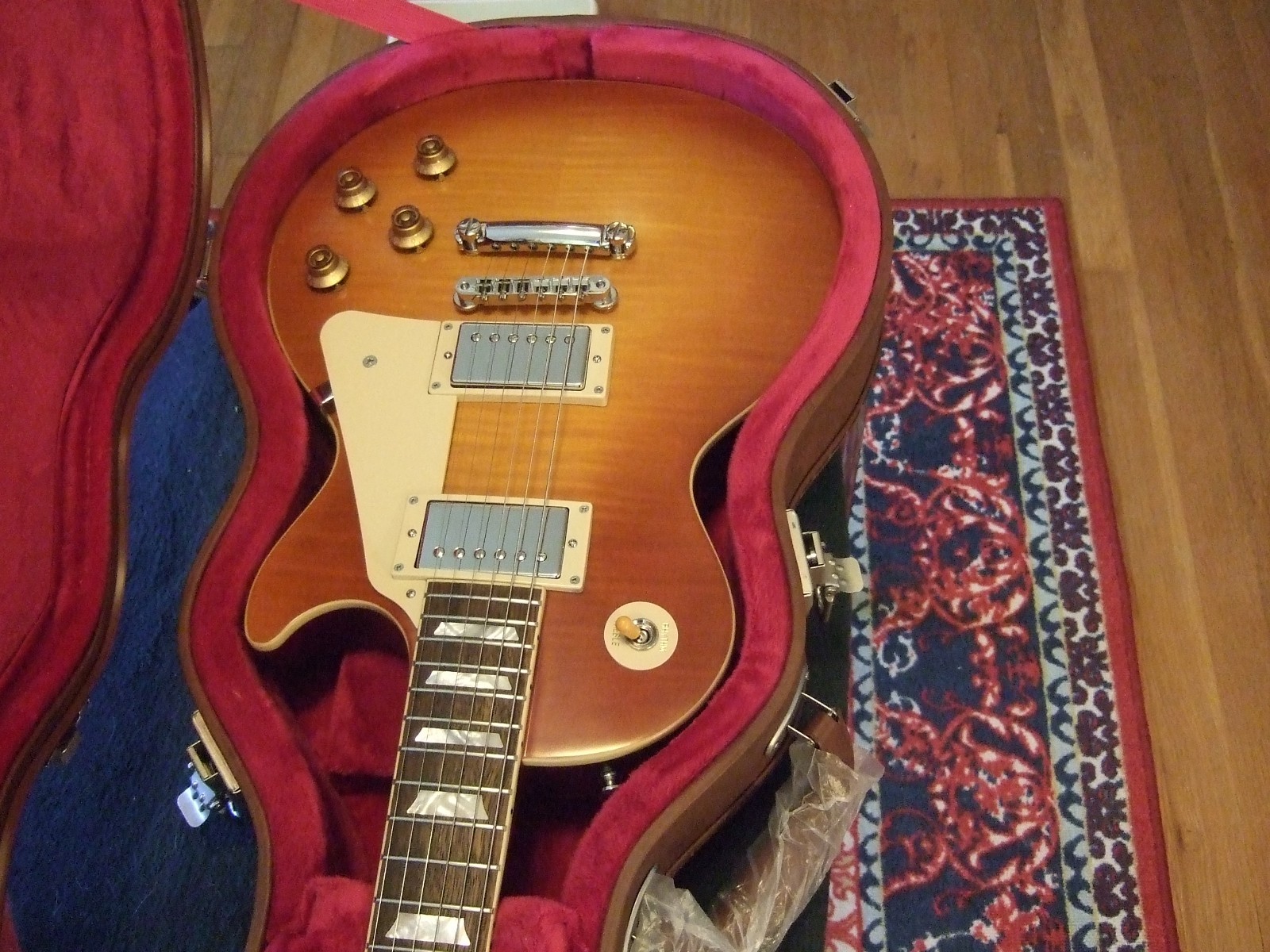 2024 epiphone inspired by gibson les paul standard ’59 reissue honey burst ohsc