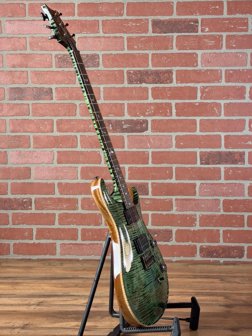PRS Custom 24-08 10-Top Electric Guitar – Sage with Stained Neck