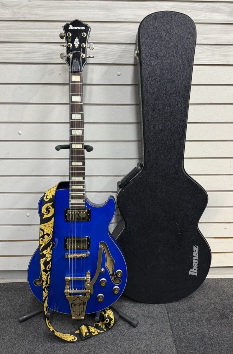 Ibanez AGS73T-SLB Starlight Blue Hollow Body Electric Guitar w/Hard (A1G010502)
