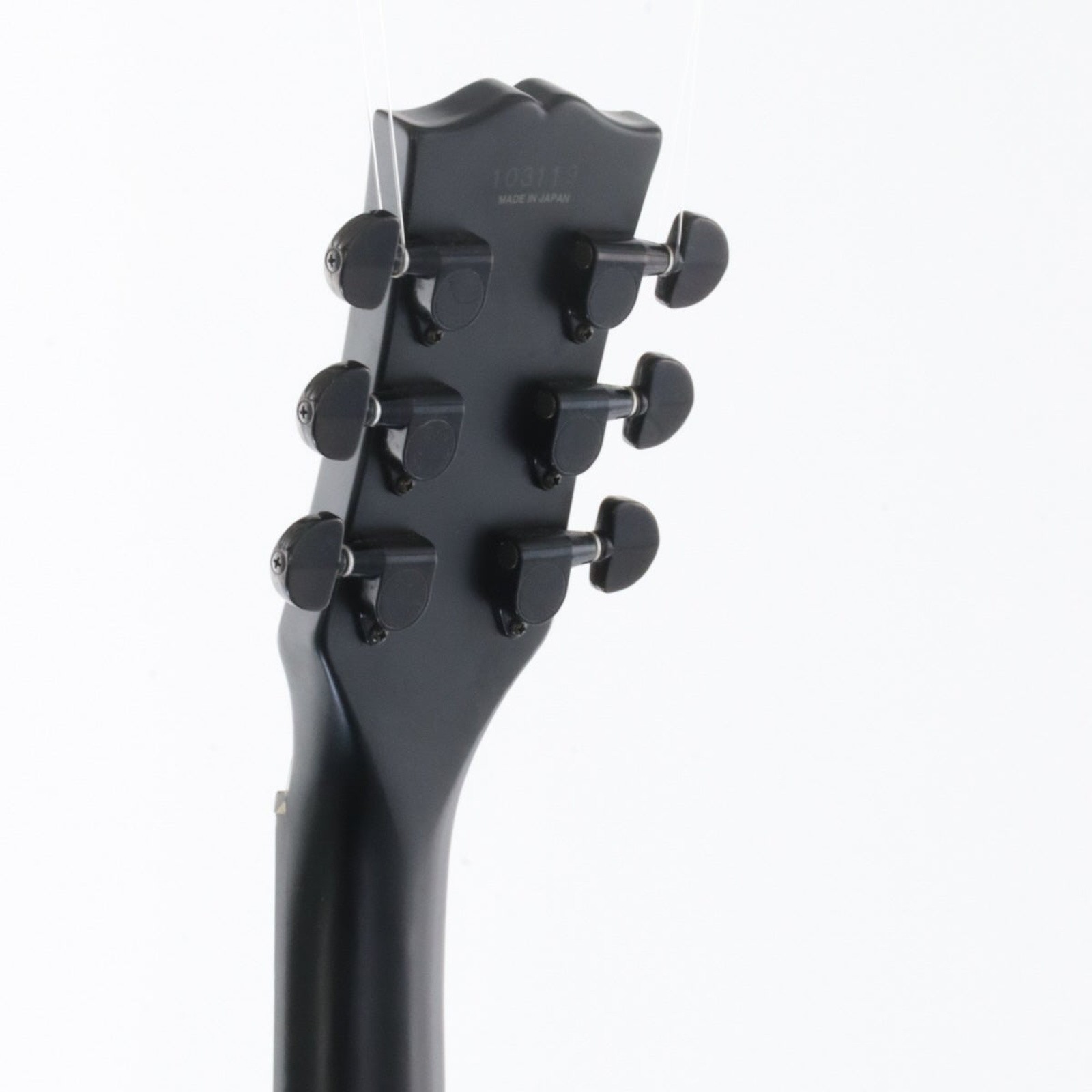 Epiphone LPS-90FB Flat Black Used 2001 Maple Top Mahogany Back Body w/Soft Case
