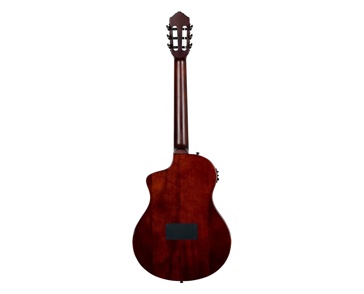 Ortega Guitars RTPSTD-NAT TourPlayer Series Thinline A/E Nylon – Open Box