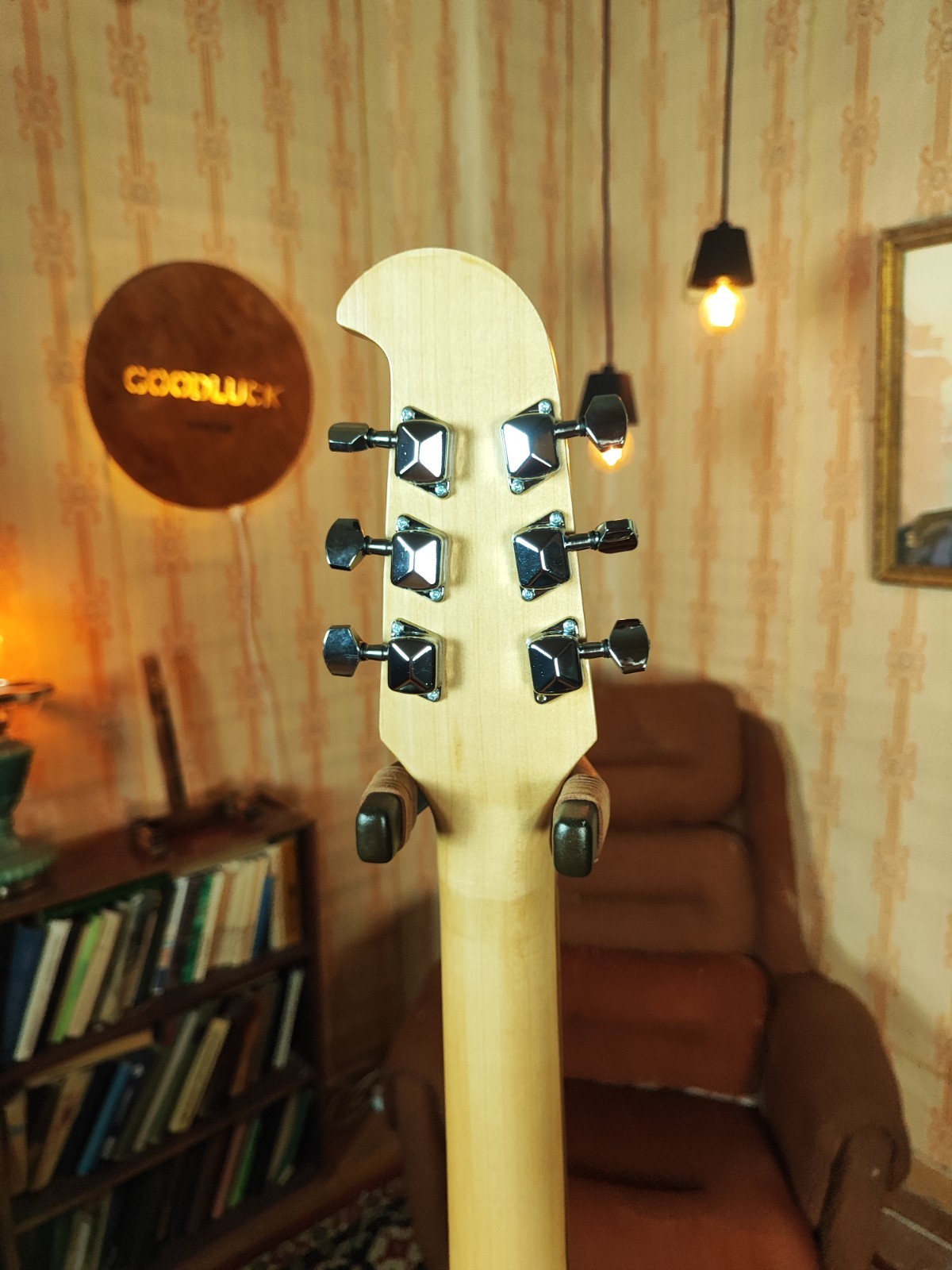 Orfeus Pirin Style Guitar Retro Eastern Europe Design USSR Reissue